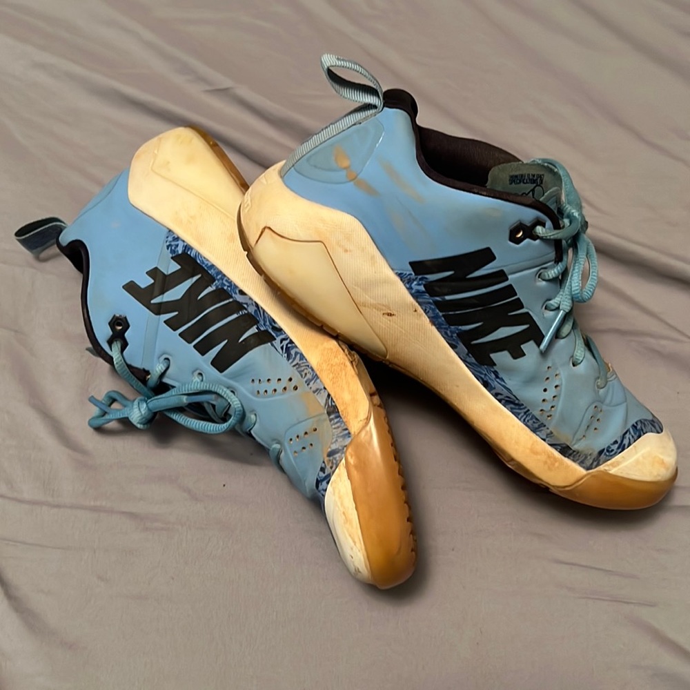 Nike Zoom Mike Trout 4 Baseball Turf Shoes- Victory Blue- Size 7